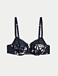 Lantana Silk & Lace Wired Balcony Bra (A-E)