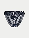 Lantana Silk & Lace High Leg Knickers