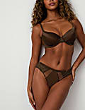 Silk & Lace Wired Full Cup Bra A-E