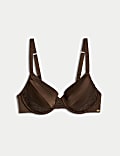 Silk & Lace Wired Full Cup Bra A-E