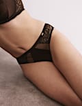 Silk & Lace High Leg Knickers