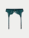 Saffron Satin & Lace Suspender