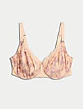 Silk Cherry Blossom Wired Balcony Bra F+
