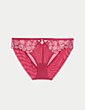 Passion Flower Embroidery High Leg Knickers
