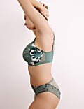 Kalina Silk & Lace Wired Minimiser Bra (C-G)