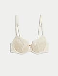 Trousseau Embroidery Wired Balcony Bra A-E