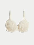 Trousseau Embroidery Wired Balcony Bra F+