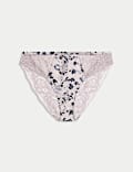 Senna Silk and Lace High Leg Knickers