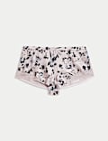 Senna Silk Rich Lace Floral French Knickers