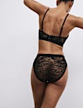 LaceWear High Waisted High Leg Knickers