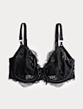 Forget Me Not Lace Wired Plunge Bra (F-H)