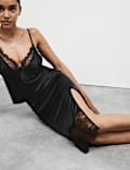 Forget Me Not Lace Trim Half Slip