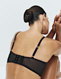 Sabine Lace Wired Longline Balcony Bra A-E