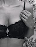 Sabine Lace Wired Longline Balcony Bra A-E