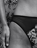 Isabella Embroidered Mesh High Leg Knickers