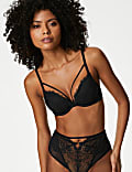 Blanca-plunge-bh met dubbele push-up, cupmaten A-D