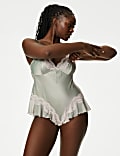 Body aus Satin „Alannah“