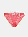 Josefine Embroidered High Leg Knickers