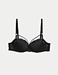 Clara Satin Wired Push-Up Bra (A-E)