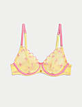 Carita Embroidery Wired Full Cup Bra (A-E)