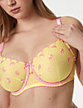 Carita Embroidered Wired Full Cup Bra (F+)