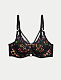 Vera Lace Wired Longline Balcony Bra (A-E)