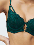 Lang geschnittener Balconette-Bügel-BH mit Spitze „Vera“ (A–E)