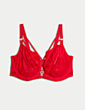Vera Lace Wired Longline Balcony Bra (F-H)