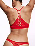 Vera Lace Wired Push Up Plunge Bra (A-E)