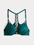 Vera Lace Wired Push Up Plunge Bra (A-E)