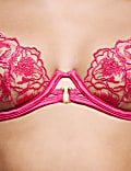 Gala Embroidery Wired Balcony Bra (A-E)