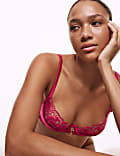 Gala Embroidery Wired Quarter Cup Balcony Bra (A-E)