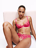 Gala Embroidery Wired Quarter Cup Balcony Bra (A-E)