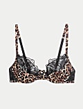 Gala Embroidery Wired Quarter Cup Balcony Bra (A-E)