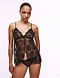 Gala Lace Babydoll Set