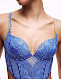 Lindy Lace Wired Sweetheart Balcony Bra A-E
