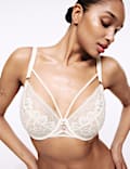 Lindy Lace Wired Plunge Bra (F-H)