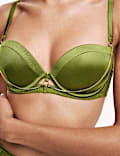 Freya Embroidered Wired Push Up Balcony Bra (A-E)