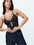 Magda Mesh & Lace Body