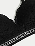 Soutien-gorge plongeant sans armature en dentelle Cleo, bonnets A &agrave; E