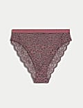 Cleo Lace High Waisted High Leg Knickers