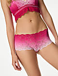 2pk Cleo Lace Ombre Low Rise Knicker Shorts