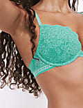 Cleo Lace Wired Push Up Plunge Bra A-E