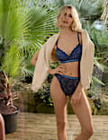 2pk Cleo Lace High Waisted High Leg Knickers