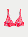 Karina Embroidery Wired Plunge Bra (A-E)