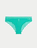 Lotta Ribbed Brazilian Knickers with Cotton