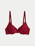 Cleo Lace Wired Demi Cup Bra (A-E)