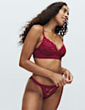 Set van 2 bikinislips in tangastijl met Cleo-kant