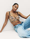 Helena Embroidery Wired Demi Cup Bra (F-H)