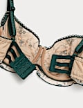 Helena Embroidery Wired Demi Cup Bra (F-H)